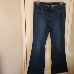 Banana Republic Deep Blue Wide Leg Jeans